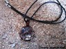 Picture of Crystal Quartz Copper Wire Wrapped Ball Pendat with cord, Picture 1