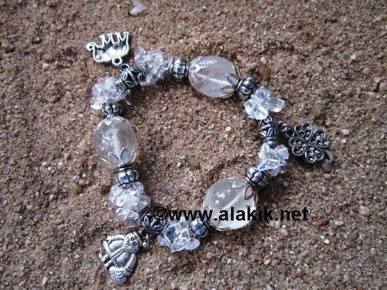 Picture of Crystal Fusewire Tumble charms Bracelet