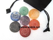 Picture of Engrave Chakra Unpolish Disc set with pouch