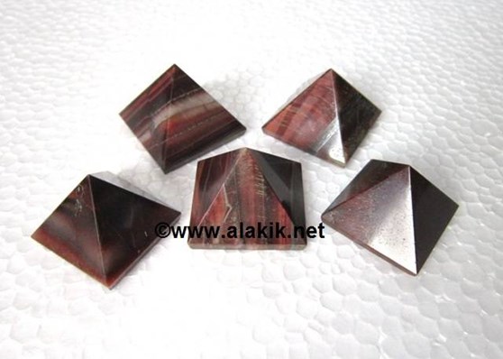 Picture of Red Tiger Eye Pyramids 23-28mm