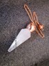 Picture of Rose Quartz Faceted Bronze Modular Pendulum, Picture 1