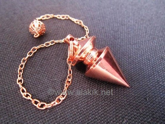 Picture of Metal Bronze pendulum with plate