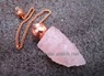 Picture of Raw Rose quartz Bronze Modular Pendulum, Picture 1