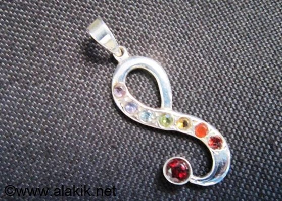 Picture of Chakra Cut Eight Pendant 925 silver