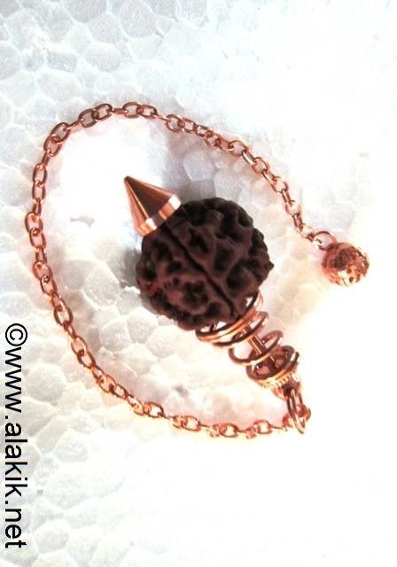 Picture of Copper Rudraksha Spring Pendulum