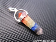 Picture of Bonded Chakra D point Pendants