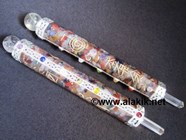 Picture of Chakra Orgone Healing Wands with Engraved Usai Symbols
