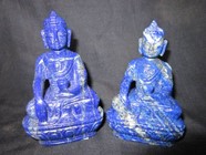 Picture of Twin Lapis Lazule Buddha Idols