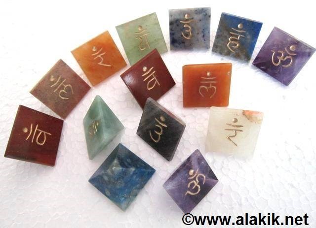 Picture of Chakra Sanskrit Pyramid Set