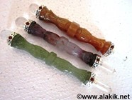 Picture of Mix Gemstone Carved Healing Stick with Garnet