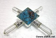 Picture of Turquoise Orgone  pyramid Energy Generator