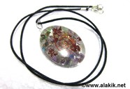 Picture of Chakra Oval Orgone pendant