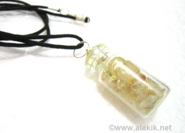 Picture of Citrine Bottle pendant with cord