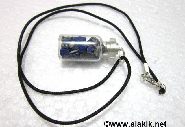 Picture of Lapis Lazule Bottle pendant with cord