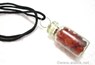Picture of Red Carnelian Bottle pendants with cord, Picture 1
