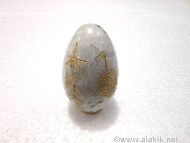 Picture of Rainbow Moonstone Engrave USAI Reiki Egg