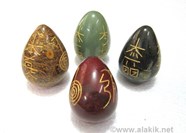Picture of Mix Gemstone Engrave USAI Reiki Eggs