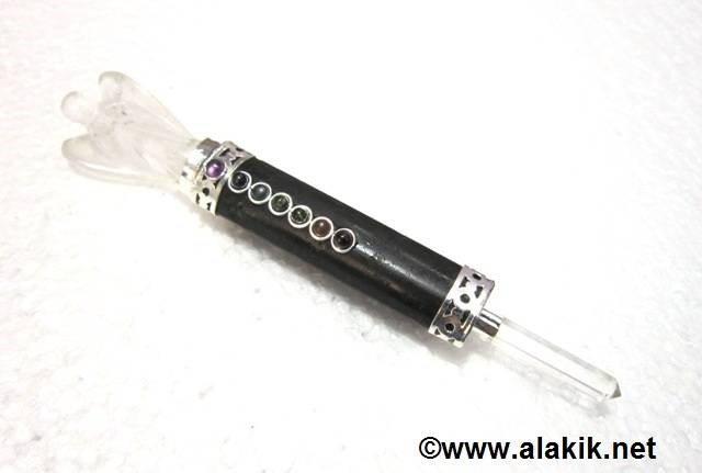 Picture of Black Tourmaline Mini Angel Wand