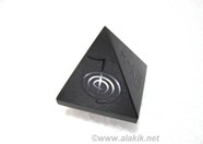 Picture of Black Obsidian Embossed USUI Reiki Pyramids 