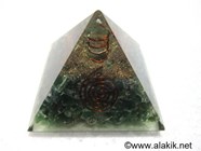 Picture of Green Aventurine Copper Coil Orange Pyramid