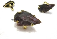 Picture of Blood stone Arrowhead Finger Ring