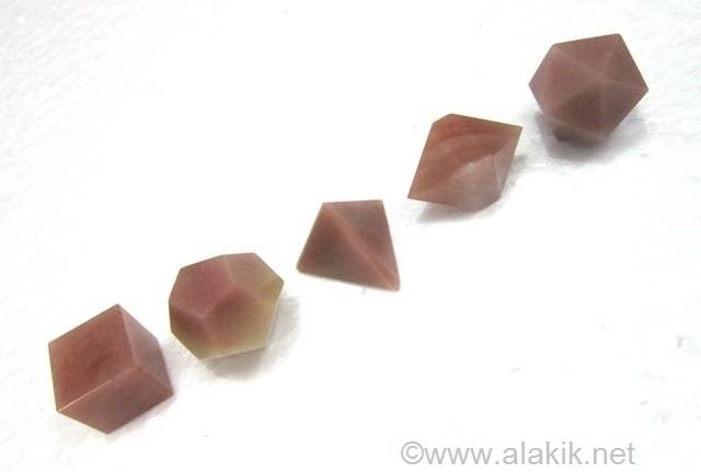 Picture of Pink Aventurine 5pcs geometry set