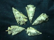Picture of Full silver Electroplated Arrowheads Pendant