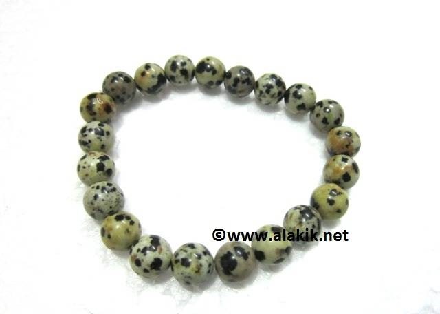 Picture of Dalmation Jasper Beaded Bracelet