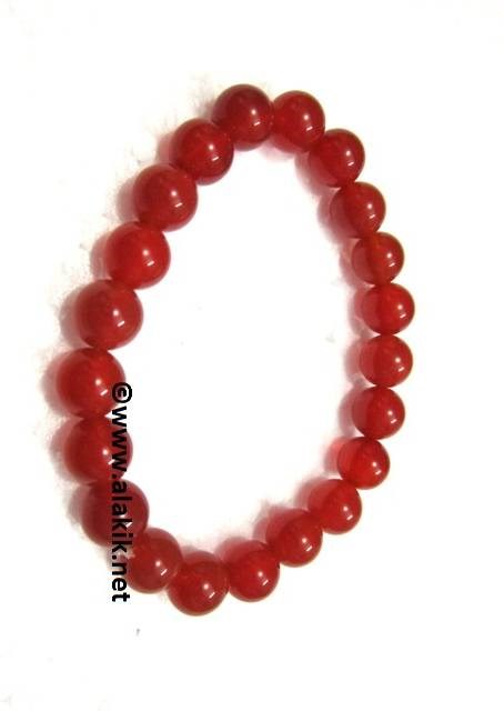 Picture of Red onyx Beaded Bracelet