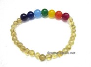 Picture of Citrine with Chakra Beads Bracelet