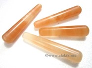 Picture of Orange Selenite Smooth Massage Wands
