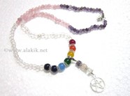 Picture of RAC Beads Chakra Penctacle Star Necklace