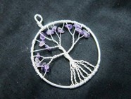 Picture of Amethyst Tree of Life Pendant