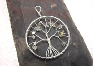 Picture of Citrine Tree of Life  Pendant