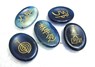 Picture of Blue Chalcedony 5pcs Usai Worrystone Set, Picture 1