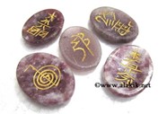 Picture of Lepidolite 5ps Usai Worrystone Set