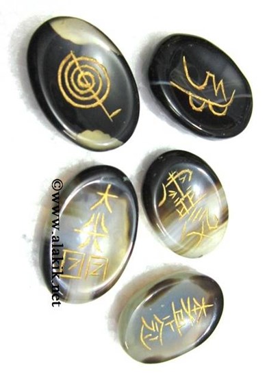 Picture of Soloman Agate 5pcs Usai Worrystone Set