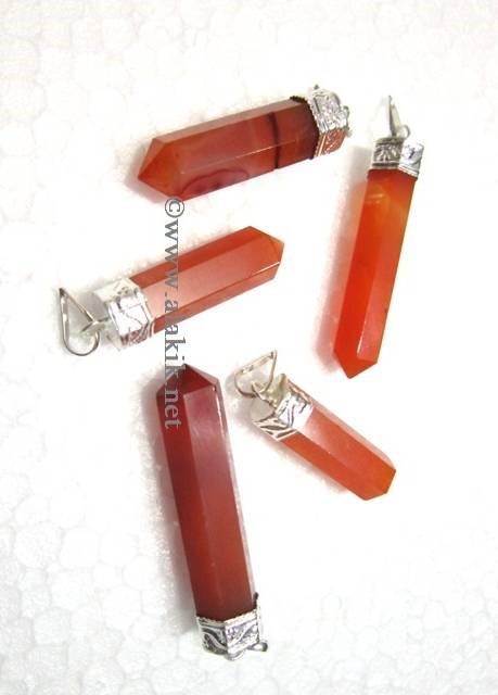 Picture of Red Cornelian Cap Pencil Pendants