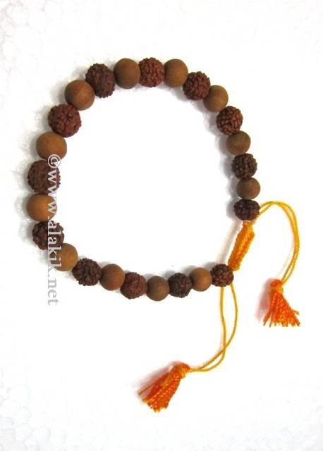 Picture of Sandalwood Rudraksh D String Bracelet