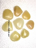 Picture of Yellow Jade Hearts