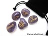 Picture of 5 Element Amethyst Tumble Set with pouch, Picture 1