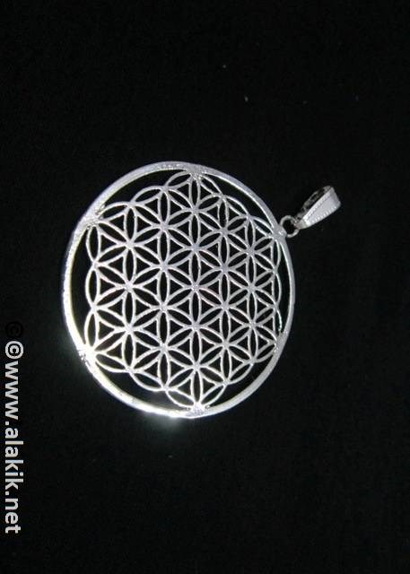 Picture of Silver Flower of life pendant
