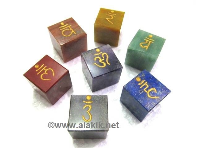 Picture of Engrave Chakra Sanskrit Cube Set