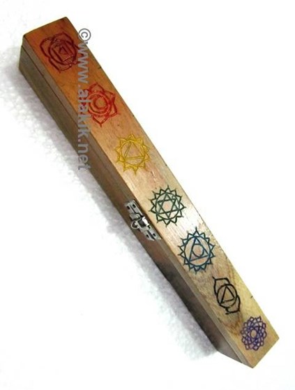 Picture of Engrave Chakra colourful 7 hole box
