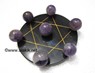 Picture of Pentagram Grid Disc with Amethyst Balls, Picture 1