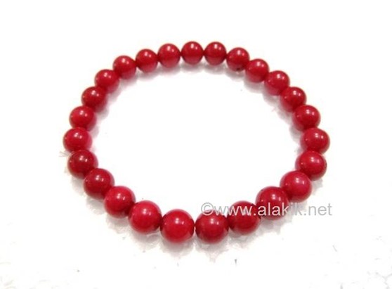 Picture of Red Coral Elastic Bracelet
