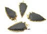 Picture of Black Matt Arrowheads with Gold Electropated, Picture 1