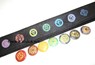 Picture of Engrave Chakra disc Set with Colourful Velvet purse, Picture 1