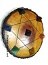 Picture of Engrave Pentagram Wooden Disc with Chakra Pyramid, Picture 1
