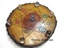 Picture of Engrave Chakra Wooden Disc with Crystal Ball Set, Picture 1